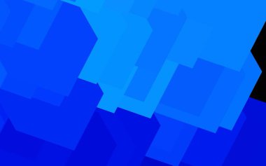 Dikdörtgenli koyu mavi vektör arkaplan. Soyut stil ve dikdörtgenlerle dekoratif tasarım. Web siteleri için şablon kullanılabilir.