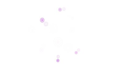 Noktalı açık mor vektör arkaplanı. Renkli su damlaları olan modern soyut çizimler. Marka kitabınız için yeni şablon.