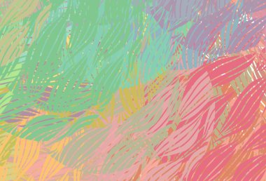 Açık yeşil, soyut şekilli kırmızı vektör dokusu. Rastgele şekillerle soyut tarzda dekoratif tasarım. Web siteniz için basit tasarım.