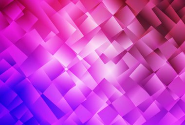 Açık Mor, çokgen tarzda pembe vektör arkaplan. Dikdörtgenli soyut gradyan çizimi. Reklamınız, posteriniz, afişiniz için en iyi tasarım.