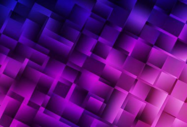 Koyu Mor vektör çokgen çizimi. Zarif üçgenleri olan soyut çizimler. Pankartın için tamamen yeni bir şablon.