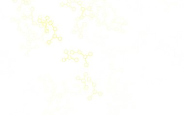 Açık yeşil, yapay zeka ağlı sarı vektör deseni. Yapay zeka bağlantılarıyla basit bir şekilde renkli tasarım. Teklif verilerinin tanıtımı için akıllı tasarım.