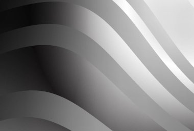 Açık gri çizgili vektör deseni. Çağdaş gradyan soyut çizgileri olan çizimler. Fikirlerin için bir örnek..