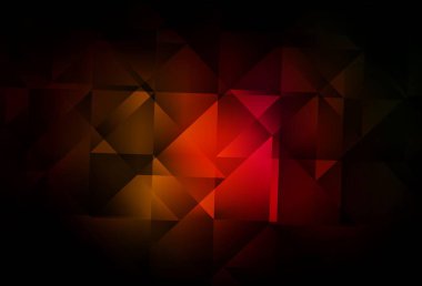 Koyu kırmızı, sarı vektör çokgen arkaplan. Çokgen biçiminde, gradyan ile renkli çizimler. İşiniz için yepyeni bir tasarım..