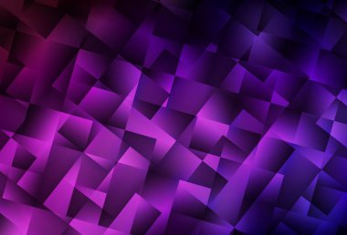 Koyu pembe vektör soyut mozaik arka plan. Gradyanı olan zarif parlak çokgen çizimi. İşiniz için yepyeni bir tasarım..