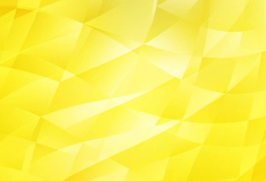 Açık sarı vektör soyut çokgen arkaplan. Origami tarzında gradyan ile geometrik çizim. Arkaplanlarınız için desenli desen.