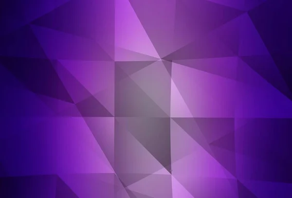 Luz Púrpura Rosa Vector Triángulo Mosaico Fondo Elegante Ilustración Poligonal — Vector de stock