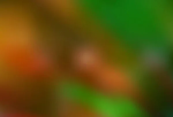 Темно Зеленый Желтый Вектор Размытый Окрашенный Узор Новая Цветная Иллюстрация — стоковый вектор