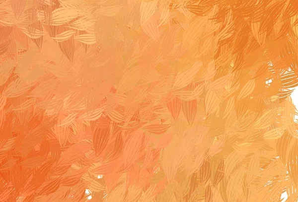 Světle Oranžová Vektorová Textura Abstraktními Tvary Jednoduchá Barevná Ilustrace Abstraktními — Stockový vektor