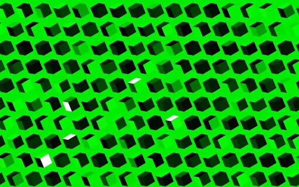 Diseño Vectorial Verde Oscuro Con Líneas Rectángulos Ilustración Con Conjunto — Vector de stock