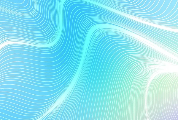 Azul Claro Textura Vectorial Verde Con Líneas Colores Ilustración Abstracta — Vector de stock