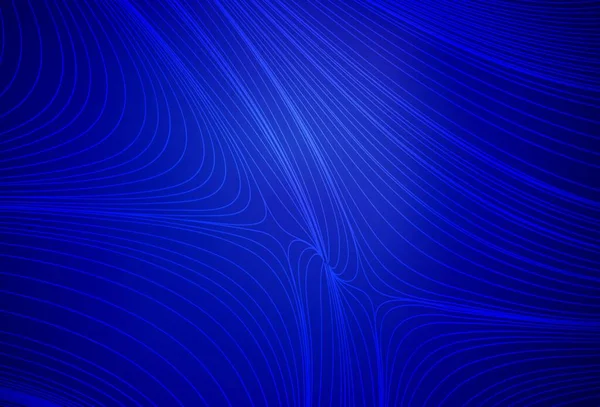 Темний Векторний Фон Blue Прямими Лініями Сучасна Геометрична Абстрактна Ілюстрація — стоковий вектор