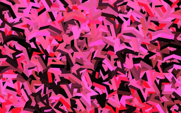 Textura Vectorial Rosa Oscuro Con Estilo Triangular Diseño Decorativo Estilo — Archivo Imágenes Vectoriales