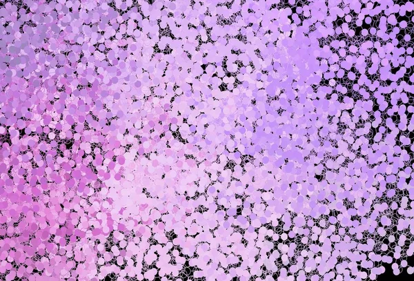 Темно Фіолетовий Векторний Шаблон Колами Красива Кольорова Ілюстрація Розмитими Колами — стоковий вектор