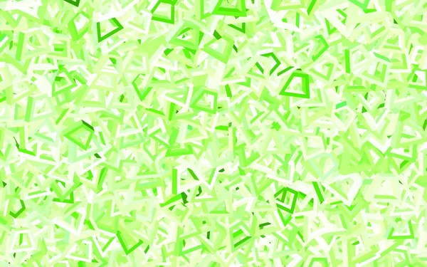 Světle Zelená Žluté Vektorové Pozadí Abstraktními Tvary Jednoduchá Barevná Ilustrace — Stockový vektor