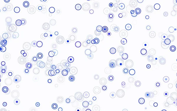 Bleu Clair Motif Vectoriel Vert Avec Sphères Illustration Avec Ensemble — Image vectorielle