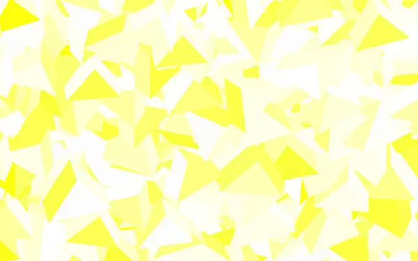Світло Зелений Жовтий Векторний Фон Лініями Трикутники Ілюстрація Набором Різнокольорових — стоковий вектор