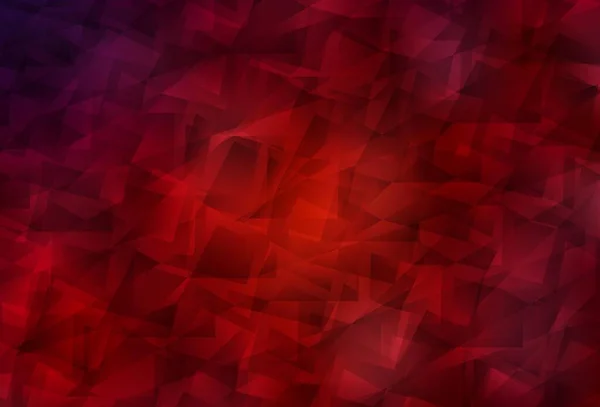 Темно Красный Векторный Полигон Современная Абстрактная Иллюстрация Треугольниками Треугольный Узор — стоковый вектор