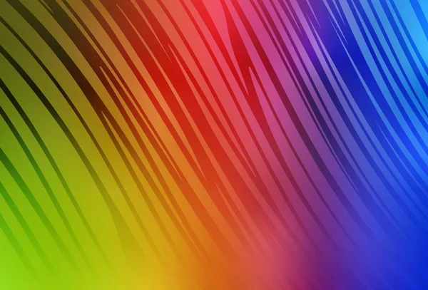 Ljus Flerfärgad Vektor Bakgrund Med Linjer Glitter Abstrakt Illustration Med — Stock vektor