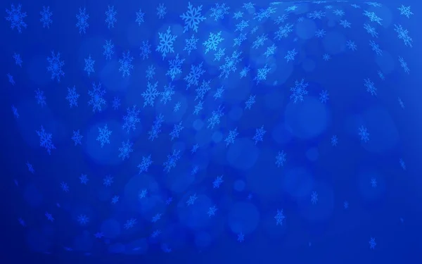 Ελαφρύ Μπλε Διανυσματική Υφή Χρωματιστές Νιφάδες Χιονιού Χιόνι Θολό Αφηρημένο — Διανυσματικό Αρχείο
