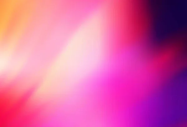 ライトピンク イエローベクトル抽象明るいテンプレート グラデーションのエレガントな明るいイラスト あなたのビジネスのための最高のぼやけたデザイン — ストックベクタ