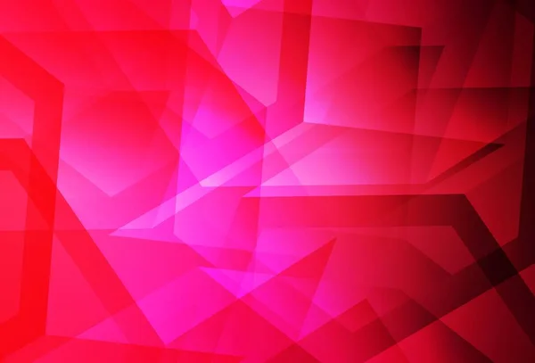 Světle Červená Vektorový Gradient Trojúhelníky Šablony Elegantní Světlá Polygonální Ilustrace — Stockový vektor