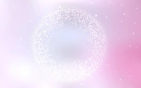 Light Pink Vector Layout Cosmic Stars Blurred Decorative Design Simple — Stock Vector