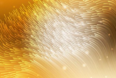 Light Orange vector backdrop with bent lines. Brand new colorful illustration in curved style. Brand new design for your ad.