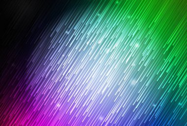 Düz çizgili koyu çok renkli vektör düzeni. Bulanık dekoratif tasarım hatları ile basit tarzı. En iyi tasarım, reklam, poster, afiş için.