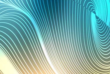 Light Blue, Yellow vector background with stright stripes. Glitter abstract illustration with colorful sticks. Best design for your ad, poster, banner.