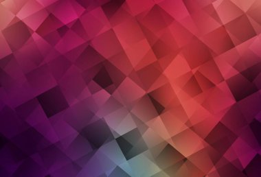 Dark Green, Red vector background with rectangles. Modern abstract illustration with colorful rectangles. Best design for your ad, poster, banner.