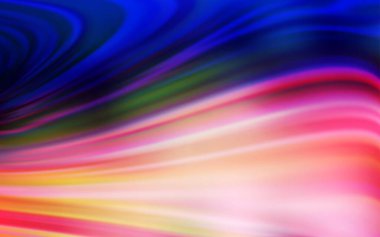 Light Blue, Red vector blurred shine abstract template. A completely new colored illustration in blur style. Background for a cell phone.