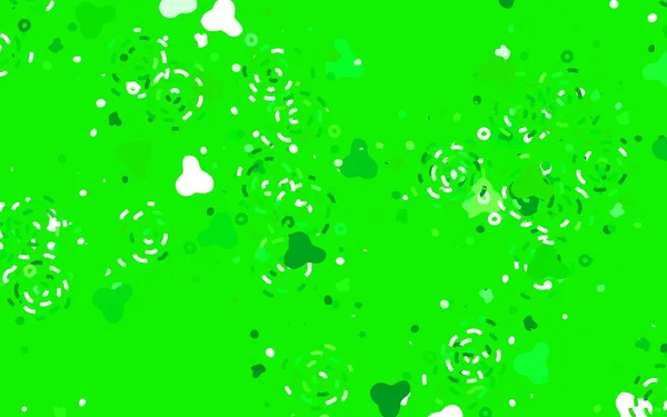 浅绿色矢量模板 形状混乱 装饰设计的抽象风格与随机形式 手机的背景 — 图库矢量图片
