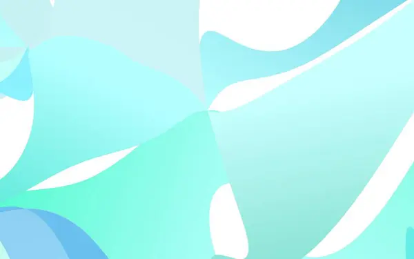 Light Blue Green Vector Blurry Arched Pattern Blurred Geometric Sample — Image vectorielle