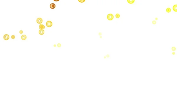 Светло Зеленая Желтая Векторная Компоновка Кружочками Размытый Декоративный Дизайн Абстрактном — стоковый вектор