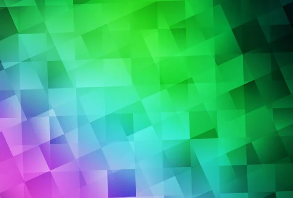 Light Pink Green Vector Template Rhombus Glitter Abstract Illustration Rectangular — Image vectorielle