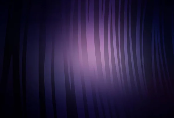 Dark Purple Vector Texture Curved Lines Circumflex Abstract Illustration Gradient — Image vectorielle
