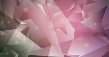 4K çokgen şekilli çok renkli video döngüsü. Gradyanı olan modern soyut animasyon. Mobil uygulamalar için şarjör  