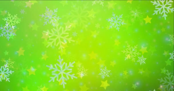 Bucle Vídeo Multicolor Con Tema Navidad Animación Abstracta Moderna Con — Vídeos de Stock