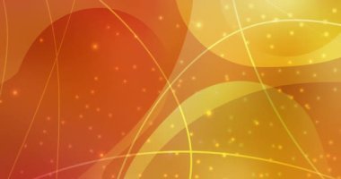 Daireler ve çizgiler ile 4K çok renkli video döngüsü. Gradyanı olan modern soyut animasyon. Mobil uygulamalar için şarjör 