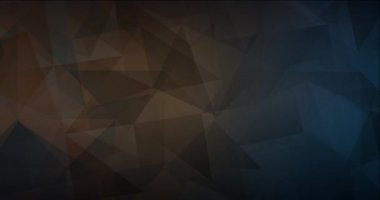 4K çokgen şekilli çok renkli video döngüsü. Gradyanı olan modern soyut animasyon. Mobil uygulamalar için şarjör  