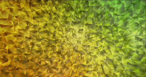 Петля Многоцветное Видео Многоугольными Формами Современная Абстрактная Анимация Градиентом Клип — стоковое видео