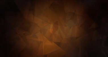 4K çokgen şekilli çok renkli video döngüsü. Gradyanı olan modern soyut animasyon. Mobil uygulamalar için şarjör 