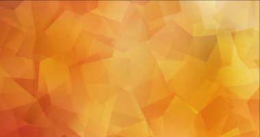 4K çokgen şekilli çok renkli video döngüsü. Gradyanı olan modern soyut animasyon. Mobil uygulamalar için şarjör 