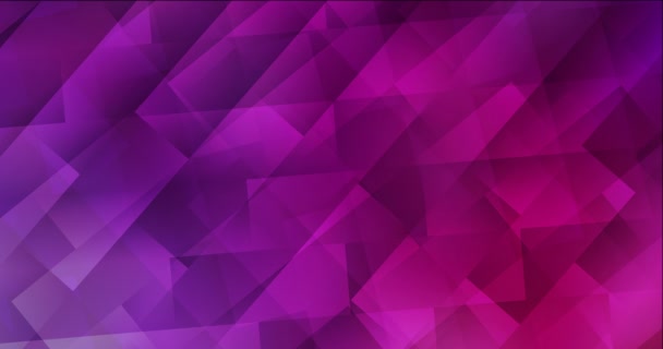 Bucle Púrpura Oscuro Rosa Vídeo Con Formas Poligonales Animación Abstracta — Vídeo de stock