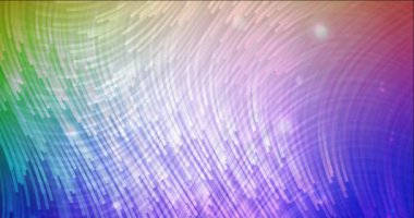 4K kıvrımlı malzemelerle çok renkli video döngüsü. Gradyanı olan modern soyut animasyon. Mobil uygulamalar için şarjör 