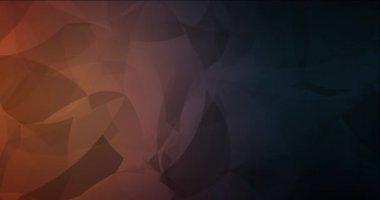 Geometrik şekilli 4K renkli video döngüsü. Gradyanı olan modern soyut animasyon. Mobil uygulamalar için şarjör 