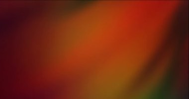 4K döngüsü koyu yeşil, kırmızı soyut canlandırma.