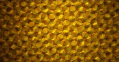 4K yuvarlak şekilli koyu turuncu video döngüsü.