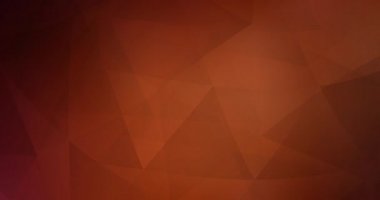 4K döngü koyu kırmızı çokgen akış videosu.